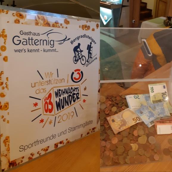 Spendenbox für's Ö3 Weihnachtswunder