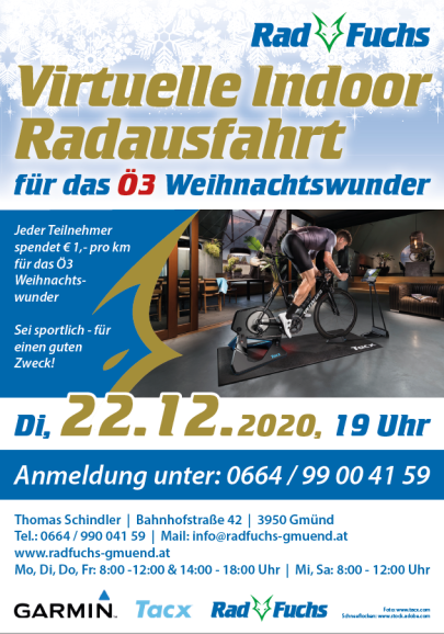 Radeln für das Ö3 Weihnachtswunder