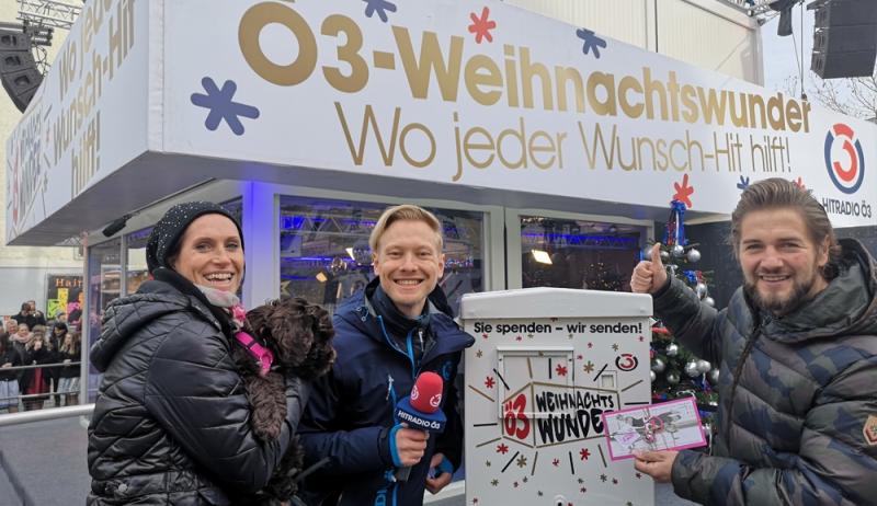 Wir bewegen uns für das Ö3 Weihnachtswunder