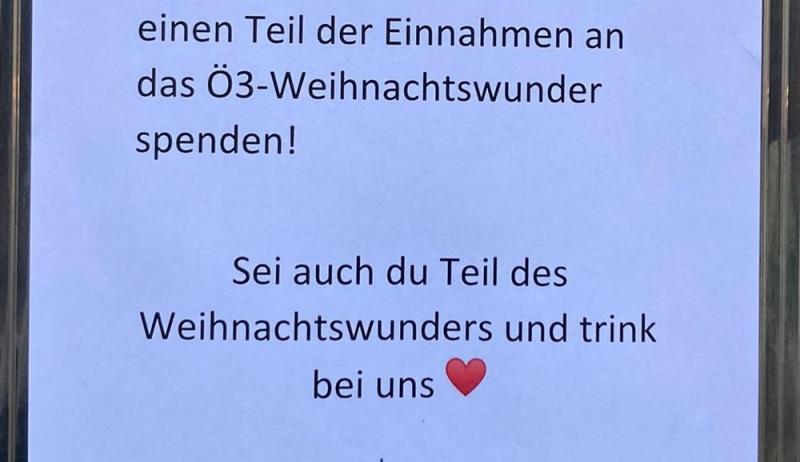 Trink mit uns und sei Teil des Weihnachtswunders