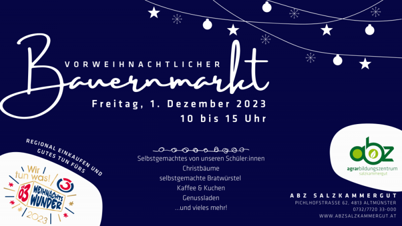 ABZ-Bauernmarkt fürs Weihnachtswunder