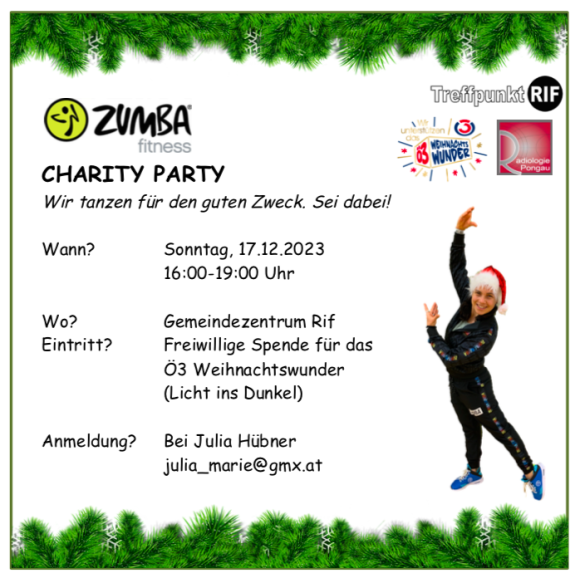 Zumba Spenden Party