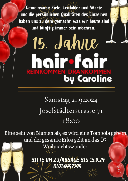 15. Jahre Jubiläum mit spenden an ö3 Weihnachtswunder