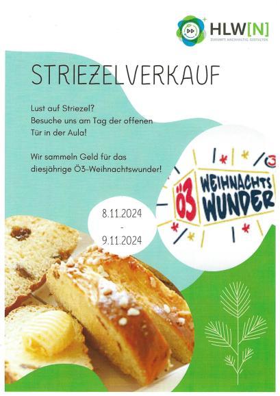 Striezelverkauf beim Tag der offenen Tür