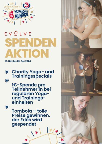 Bewegung für den guten Zweck! Charity-Yoga & Training + Tombola