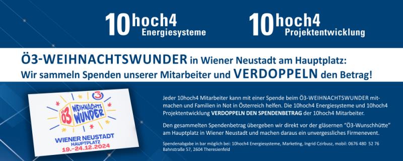 WIR SAMMELN für das OE3-WEIHNACHTSWUNDER