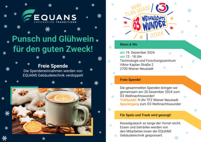 Punsch und Glühwein für den guten Zweck!