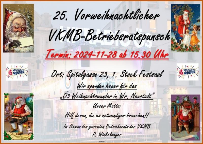 25 Jahre VKMB Betriebsratspunsch - Jubiläumsveranstaltung