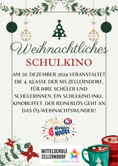Weihnachtskino für das Ö3-Weihnachtswunder