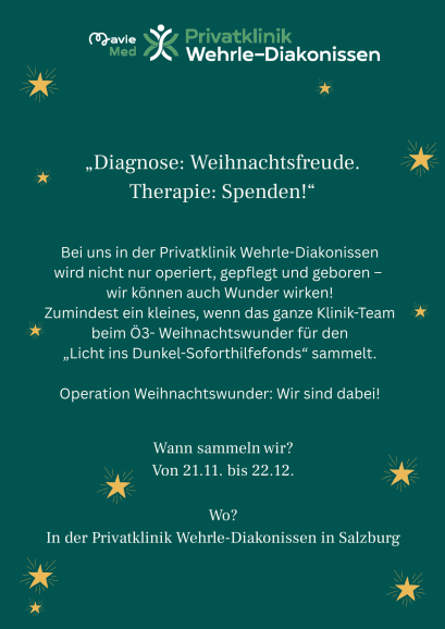 Diagnose: Weihnachtsfreude. Therapie: Spenden